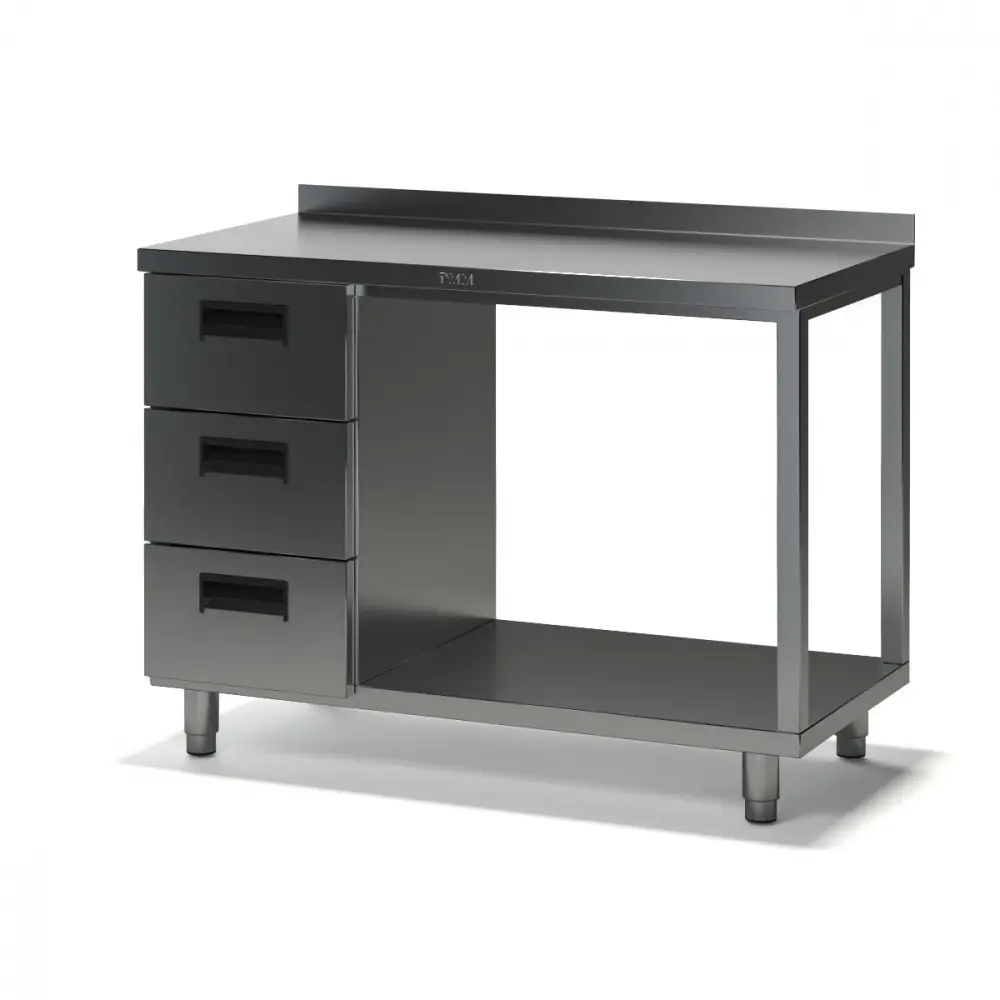 Стол-тумба СВД-2/1000/600 ТММ с выдвижными ящиками