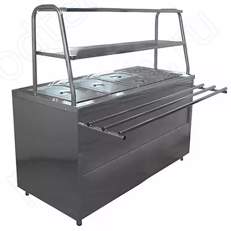 Мармит 2-х блюд 7 гастроёмкостей паровой МЭП-2Б-П/ЛП-1500-01 (Лира-Профи)