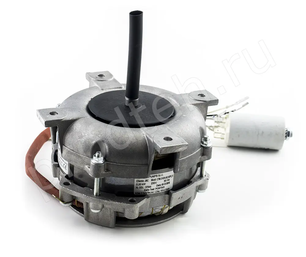 Двигатель (мотор) CT80.OVEN.M2 (SISME, вал AISI 416, 8 мм) 120000060798