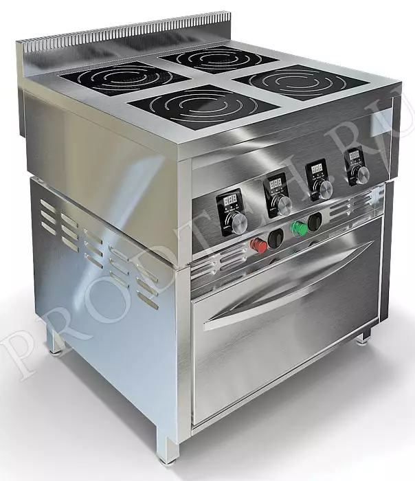 Плита индукционная ИПП-410134 с жарочным шкафом ШД-807