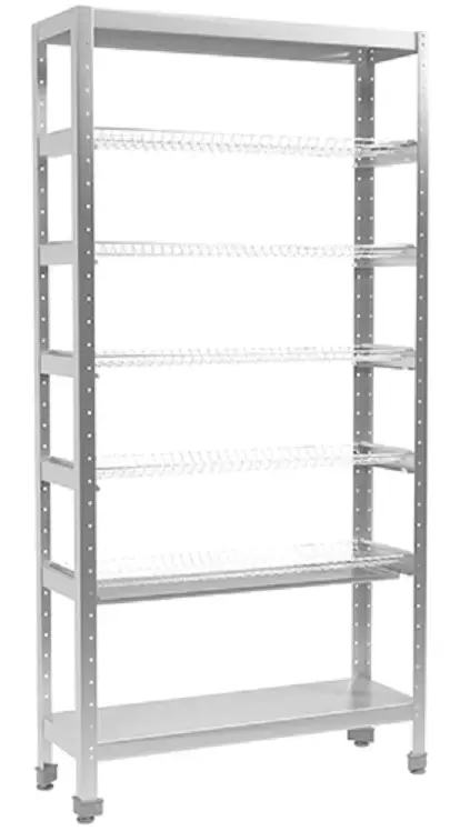 Стеллаж кухонный для стаканов и фужеров Эконом СКСК-5КЭ-2М