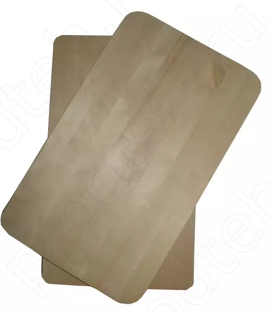 Доска разделочная деревянная профессиональная (500х300х30мм, берёза)
