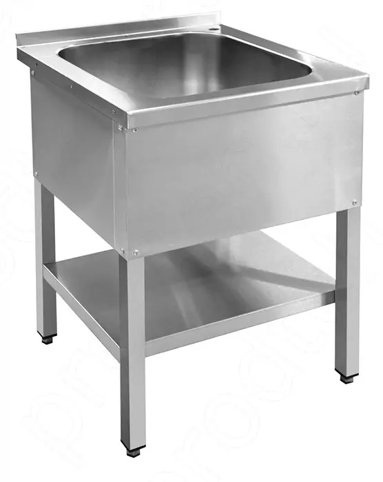 Ванна моечная односекционная ВМП-7-1-5 РН (500х500 каркас нерж.) Абат