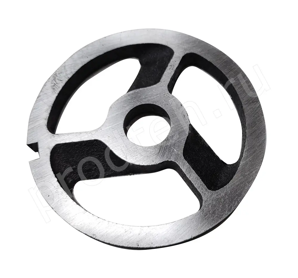 Нож подрезной МИМ-300.01.007 для мясорубки МИМ-300, МИМ-300М, МИМ-350 (литой)