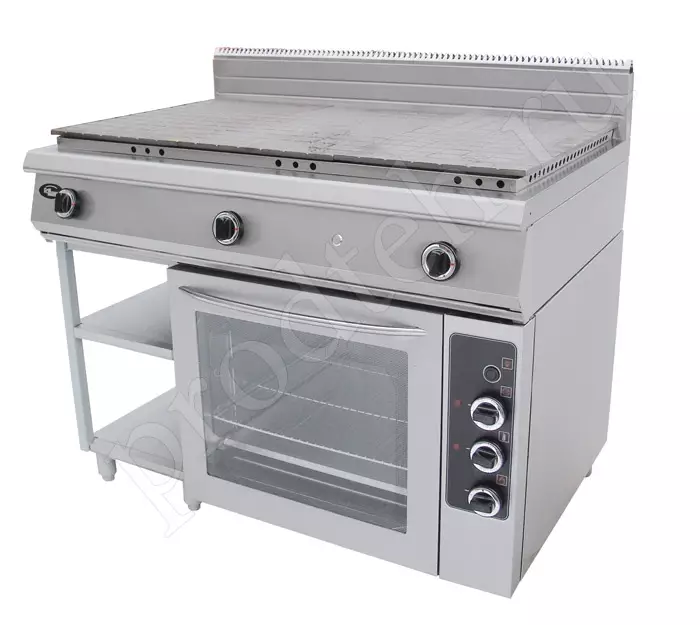 Плита газовая Ф6ЖТЛСПДГ Гриль-Мастер с закрытой поверхностью с духовкой (Grill Master)