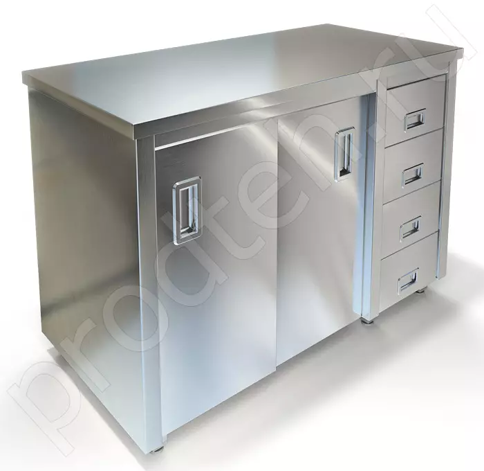 Стол-тумба СПС 126/1200 с выдвижными ящиками