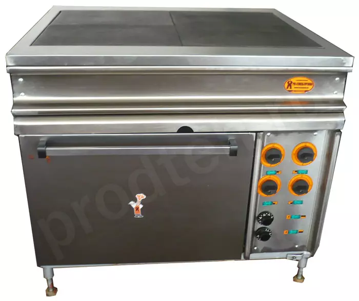 Электроплита ПЭМ-4-010Н (нерж.) Гомельторгмаш