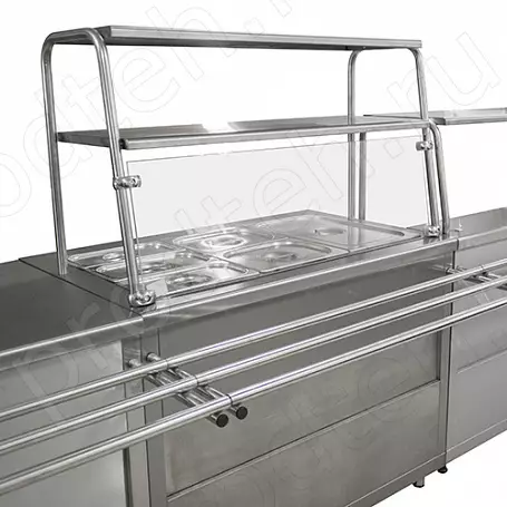 Комплект дооснащения защитным стеклом для линии раздачи КДС-ЛП-1500 (Лира-Профи)