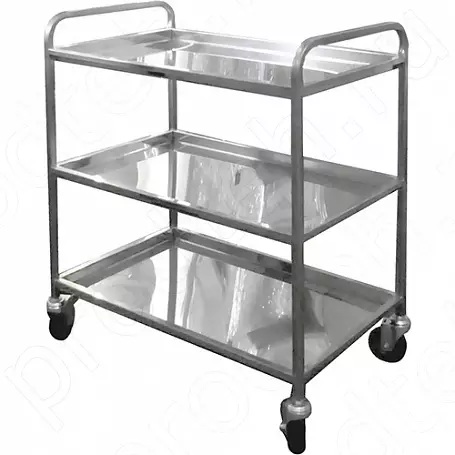 Тележка официантская ТОН-3-01 нерж 3 полки