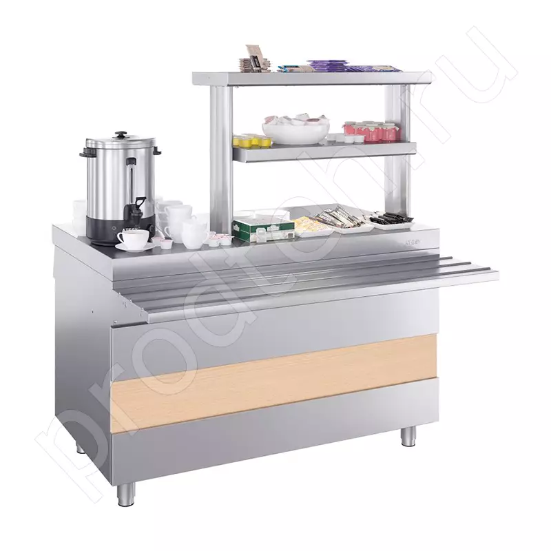 Прилавок горячих напитков ПГН-1200-02-О Ривьера Atesy