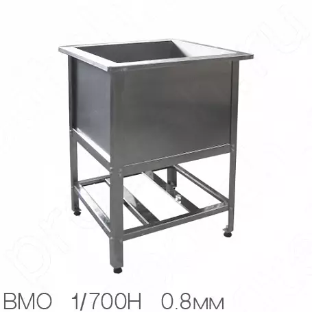 Ванна моечная односекционная Стандарт НК ВМО1-700СНК-М (0.8 мм, нерж.)