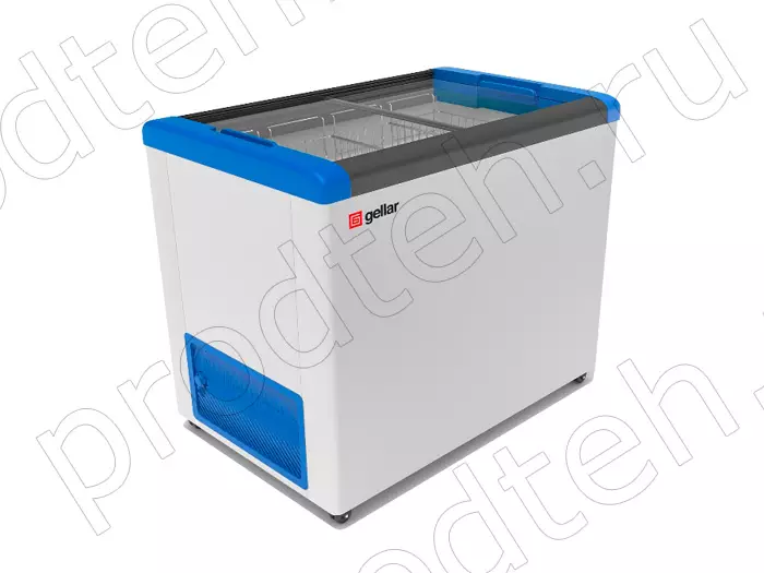 Ларь морозильный FG 350 C Gellar прямое стекло