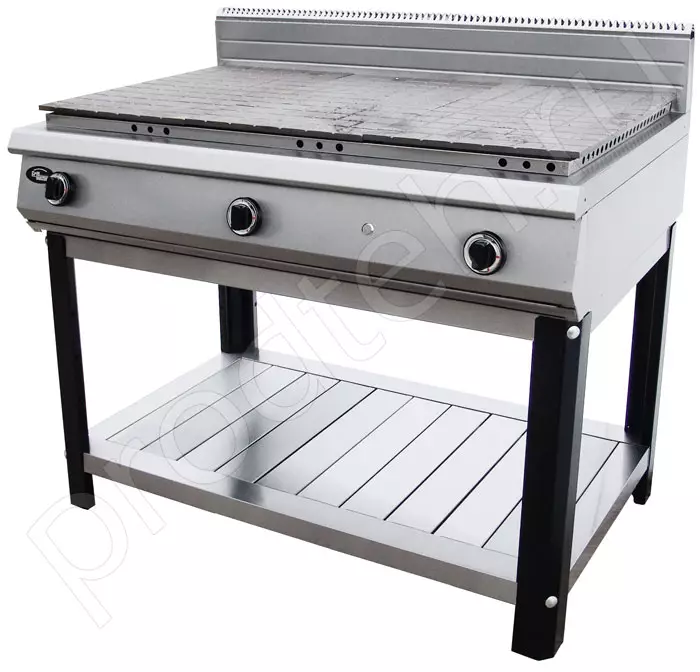 Плита газовая Ф6ЖТЛСПГ Гриль-Мастер с закрытой поверхностью на подставке (Grill Master)