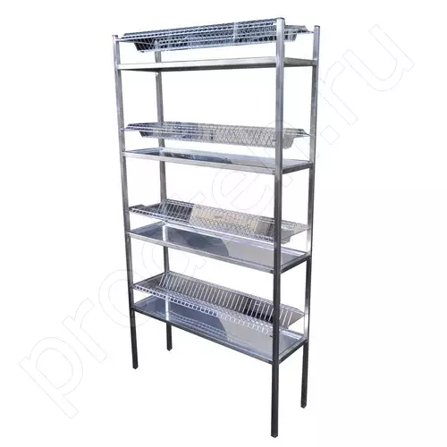 Стеллаж кухонный СКТН-4 для тарелок