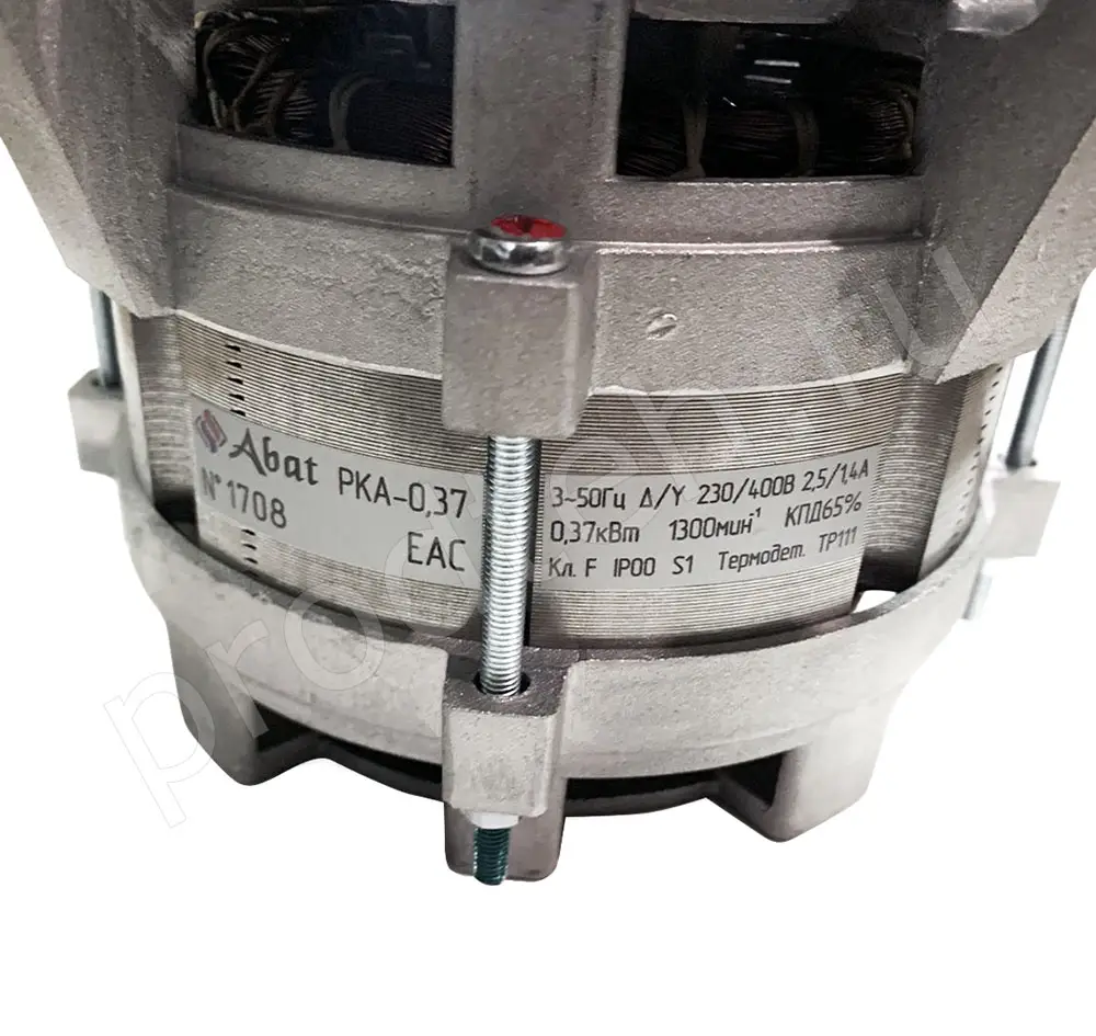 Двигатель асинхронный трехфазный PKA-0,37; 0,37 кВт, 230/400 В, 1400 об/мин 12007001616