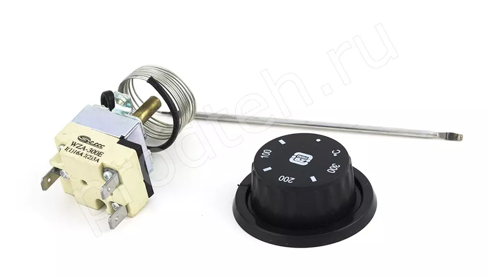 Терморегулятор WZA-300E (50-300 °C) на сковороды, жарочные шкафы (капилляр 1,0 м)