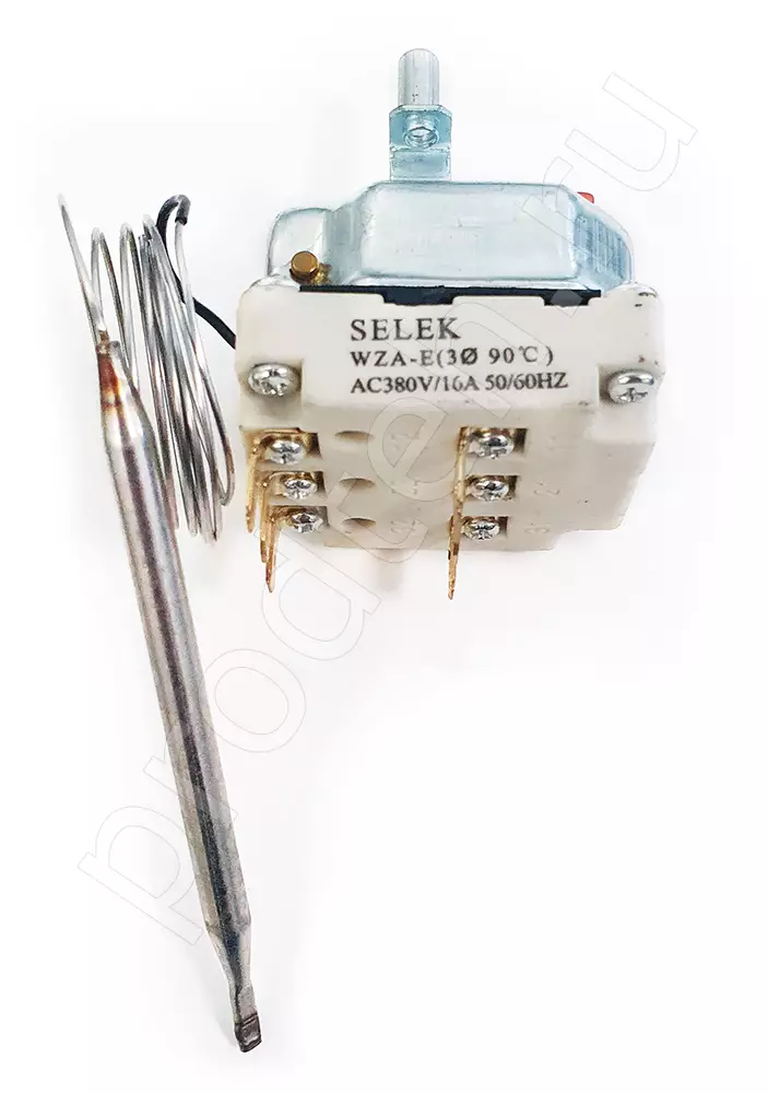 Терморегулятор WZA-3E/90 3-х полюсной 30-90°C (капилляр 750 мм)