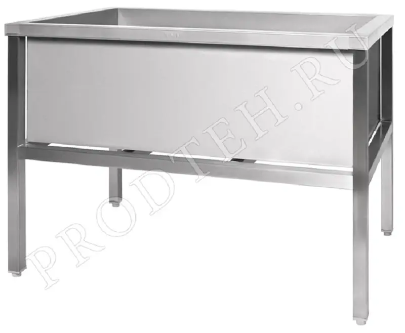 Ванна моечная длинная ВК-1 1000/530/870 мм ТММ, глубина 600 мм котломойка