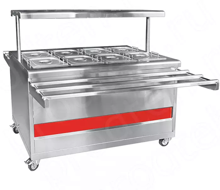 Мармит 2-х блюд 7 гастроёмкостей ЭМК-70ПМ-01 (передвижной) Абат