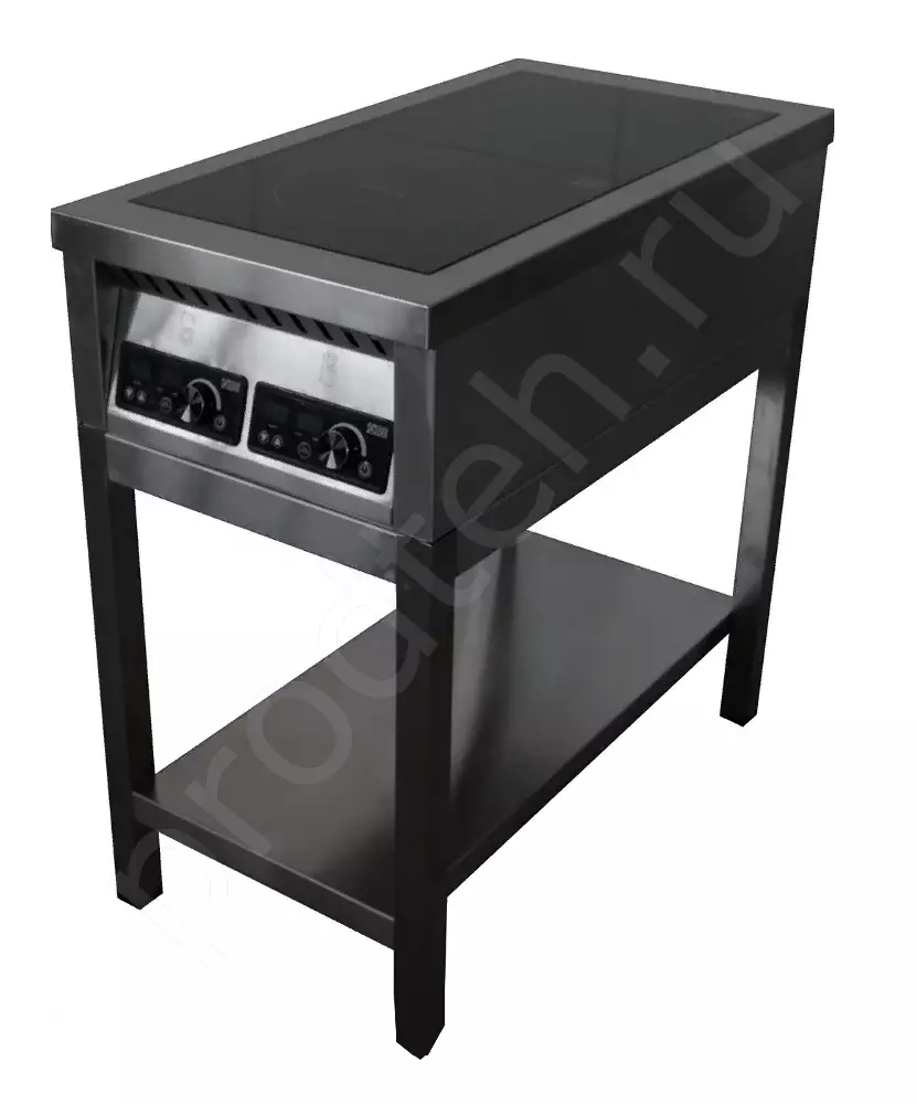 Плита индукционная ПИ-2 ЦМИ 2-х конфорочная (ширина 460 мм)