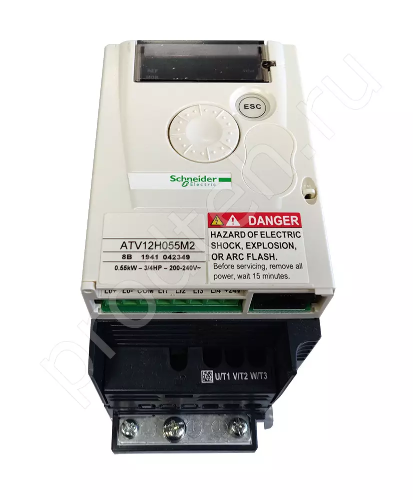 Преобразователь частоты ATV 12 0.55 кВт 240В 1Ф 120000061312