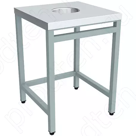 Стол производственный для сбора остатков пищи Эконом ССОП-6/6ЭНП