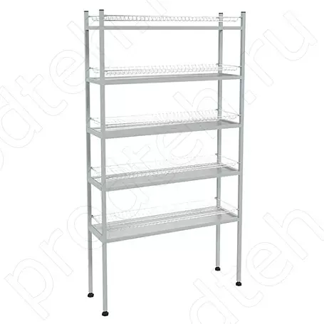 Стеллаж кухонный для стаканов и фужеров Эконом СКСК-5КЭ