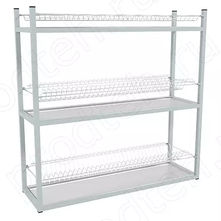 Стеллаж кухонный для тарелок и стаканов Эконом СКТСК-21КЭ