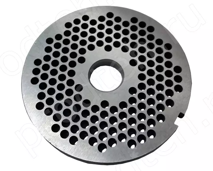 Решётка 5 мм без бурта для мясорубки М-600, МИМ-600, МИМ-600М
