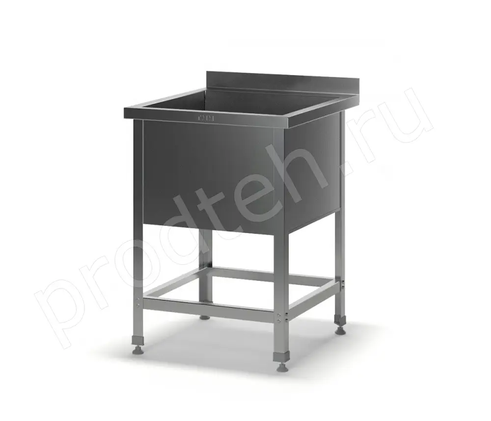 Ванна моечная односекционная ВМС 1/620 ТММ с отверстием под смеситель