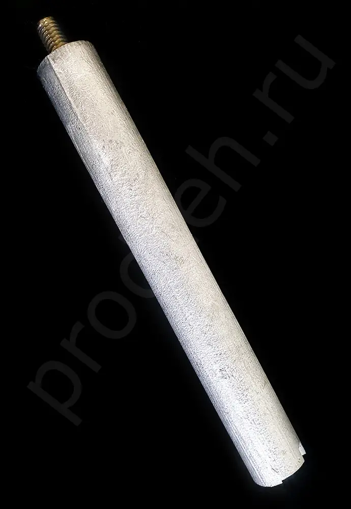 Анод М6 магниевый L=120/Ø16 +10xM6 (MG)