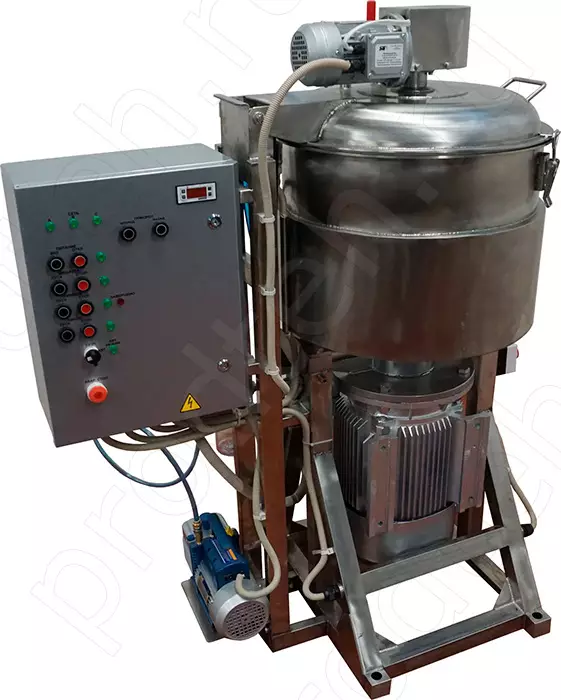 Куттер вакуумный с механизированными мешалкой и выгрузкой ИПКС-032-80(Н) Эльф 4М