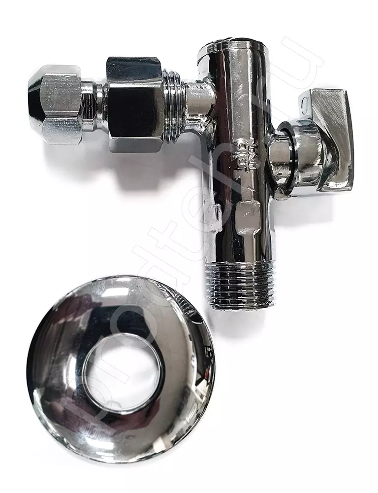 Кран шаровой угловой мини 1/2″х10 КПЭМ Абат