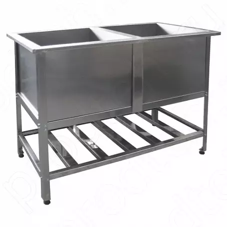 Ванна моечная двухсекционная Эконом ЦК ВМО2-630ЭЦК-М