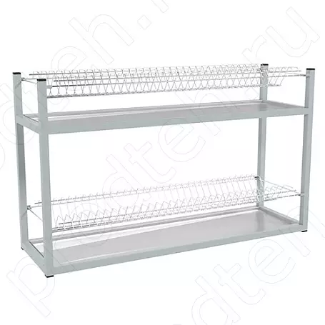 Стеллаж кухонный для тарелок Эконом СКТК-2КЭ