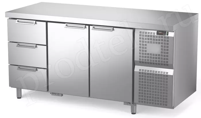 Стол холодильный ДИКСОН СТХ-2/1670М Atesy 2-х дверный с ящиками