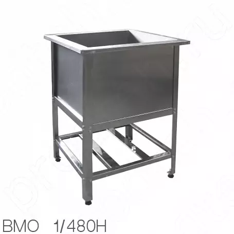 Ванна моечная односекционная Эконом НК ВМО1-480ЭНК-М (0,5 мм, нерж.)