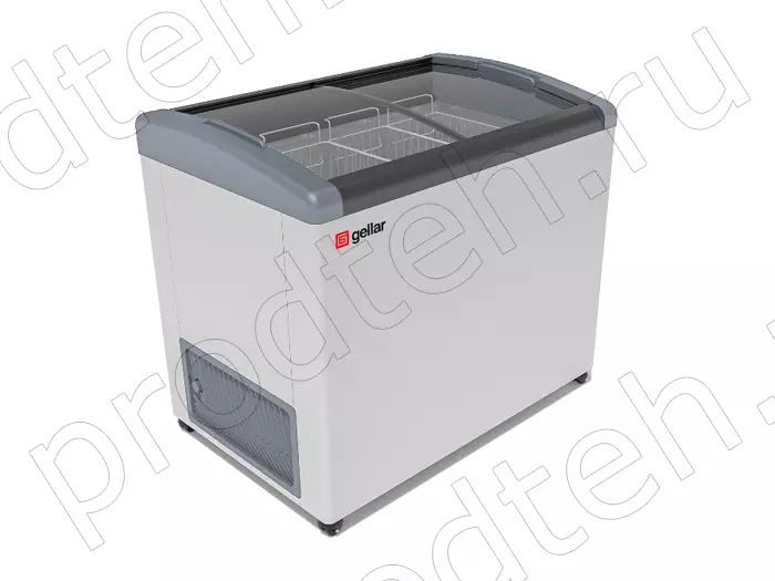 Ларь морозильный FG 350 E Gellar гнутое стекло