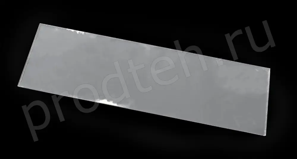 Стекло термостойкое 385*110*5 мм ПЭП