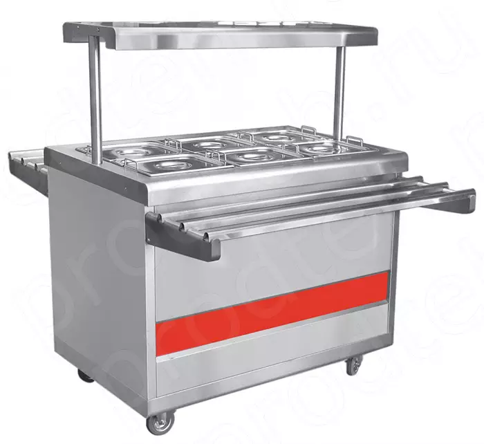 Мармит ЭМК-70ПМ (передвижной) Абат 2-х блюд 6 гастроемкостей