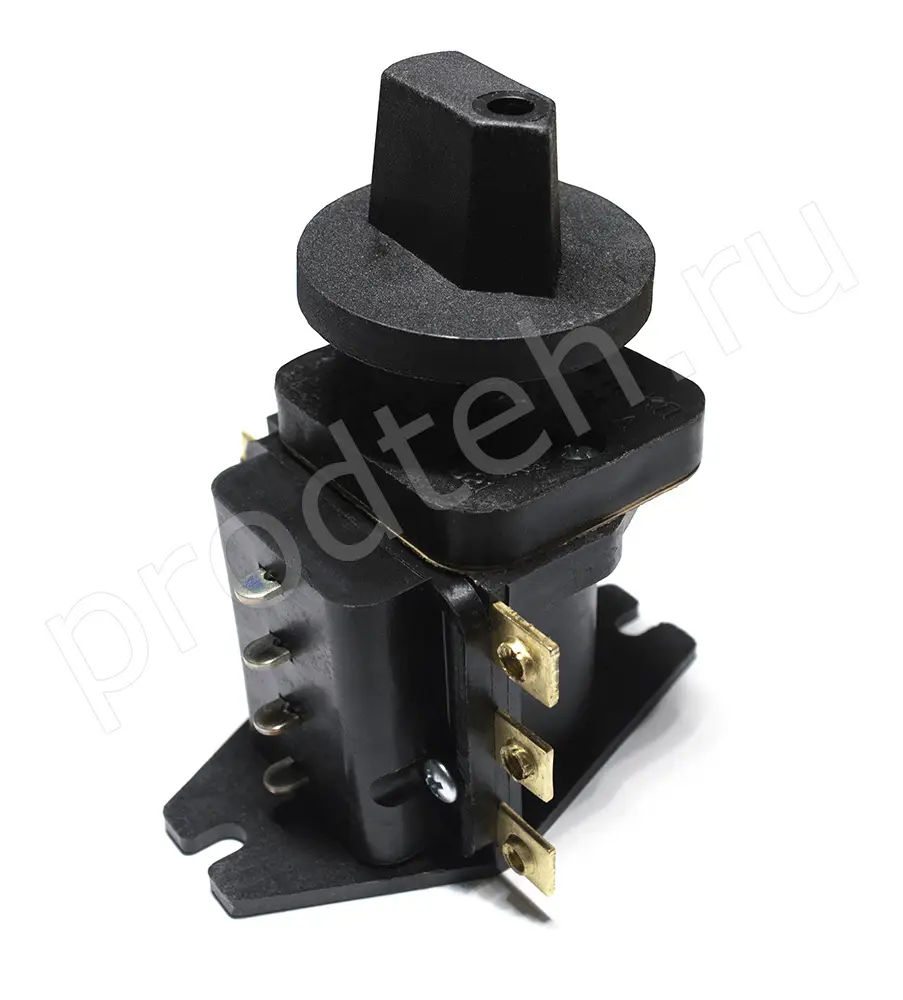 Переключатель ППКП-25А малая ручка (железный шток, корпус пластик)