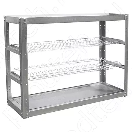 Стеллаж кухонный для тарелок и стаканов Эконом СКТСК-11КЭ-М