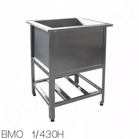 Ванна моечная односекционная Эконом НК ВМО1-430ЭНК-М (0,5 мм, нерж.)