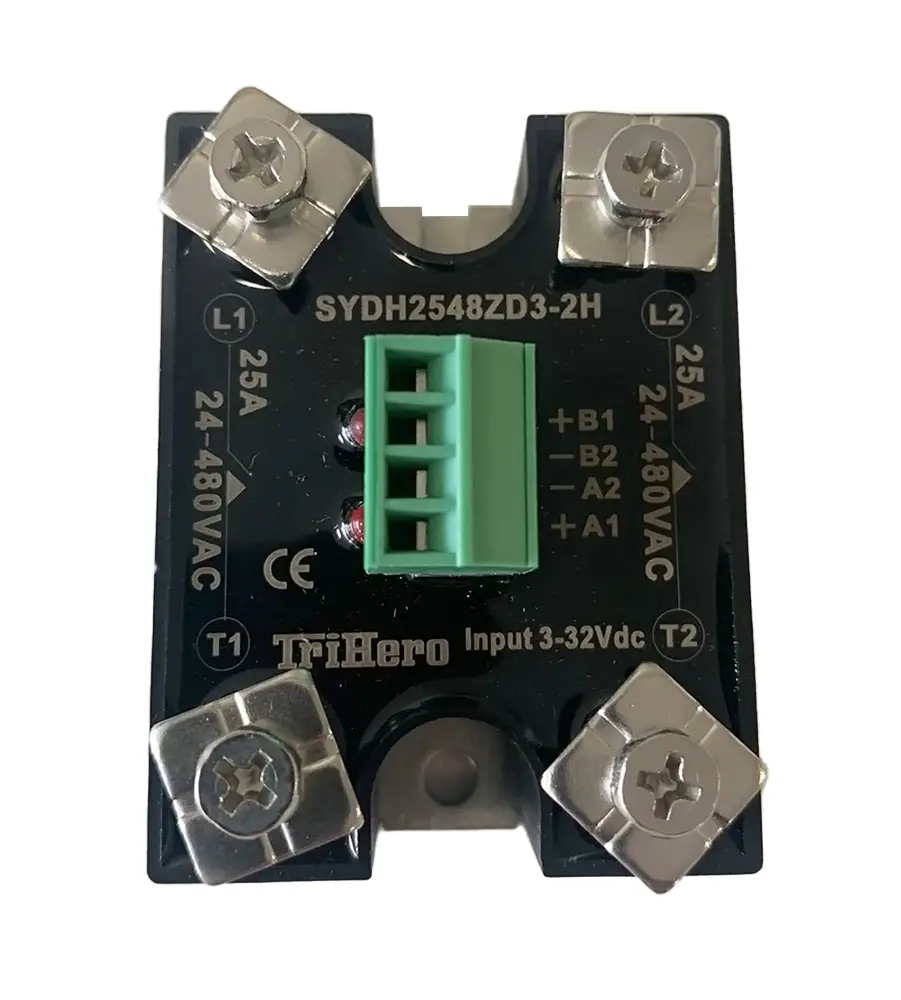 Реле твердотельное SYDH2548ZD3-2Н (2х25A/400AC)