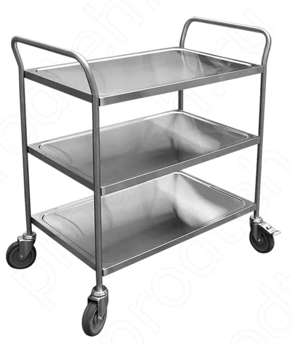 Тележка сервировочная ТС-80 Абат 3 полки