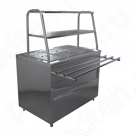 Мармит 2-х блюд 6 гастроёмкостей МЭП-2Б/ЛПЭ (Лира-Профи ЭКО)