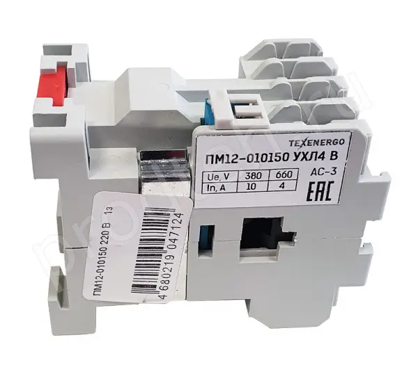 Пускатель магнитный ПМ12-010150 220В 10А для МОК-300М, МПР-350М, МИМ-300