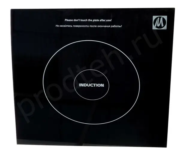 Стекло для поверхности индукционной конфорки ПИ ЦМИ (рамка, до марта 2018 года)