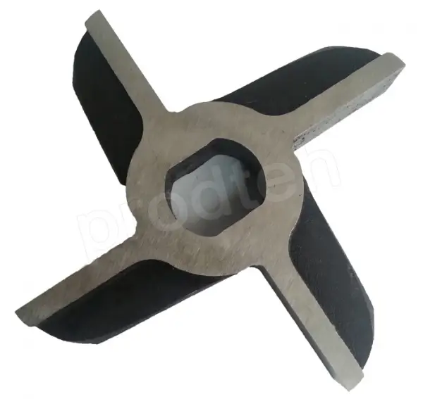 Нож двусторонний МИМ-300.01.008 мясорубки МИМ-300, МИМ-300М, МИМ-350, ТМ-32, М-250