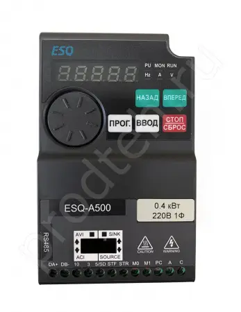 Частотный преобразователь ESQ-A500-021-0.4K 0.4кВт 200-240В купить